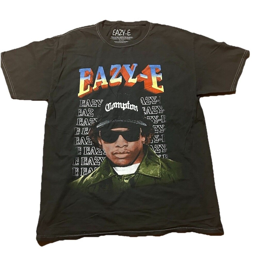 Eazy-E Graphic T-Shirt NWOT Men’s Small Black 100% Cotton Ruthless Records 2024